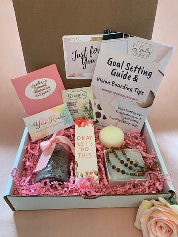 Goal & Vision Board Guide Gift box