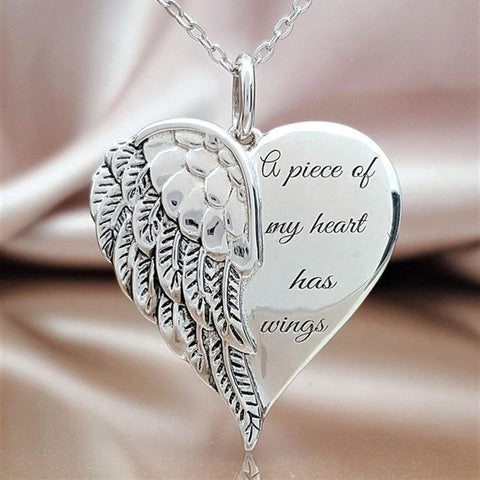 'My Heart Has Wings'  Necklace
